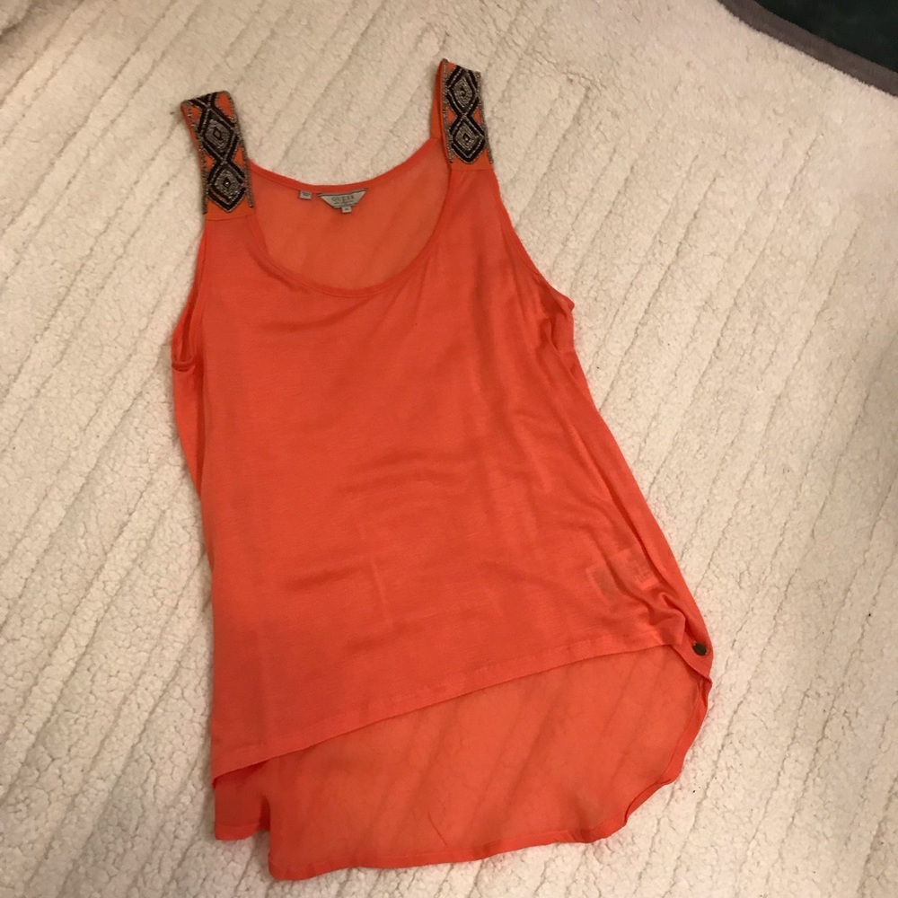 🔥Unique Guess tank with beautiful beading detail - Picture 6 of 6